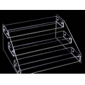 Collapsible 3 Tier Display Rack w/ 2" Deep Shelves (21"x8"x10")